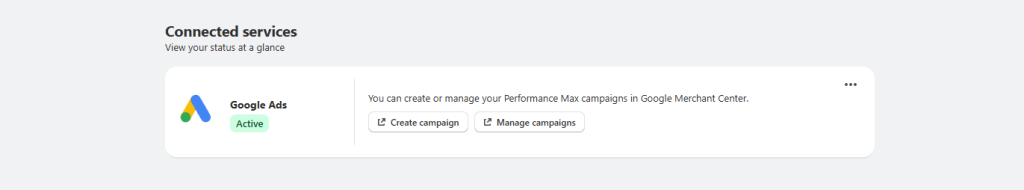 google ads setup completed